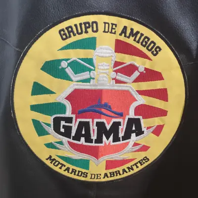 Logótipo de GAMA -Grupo de Amigos Motards de Abrantes